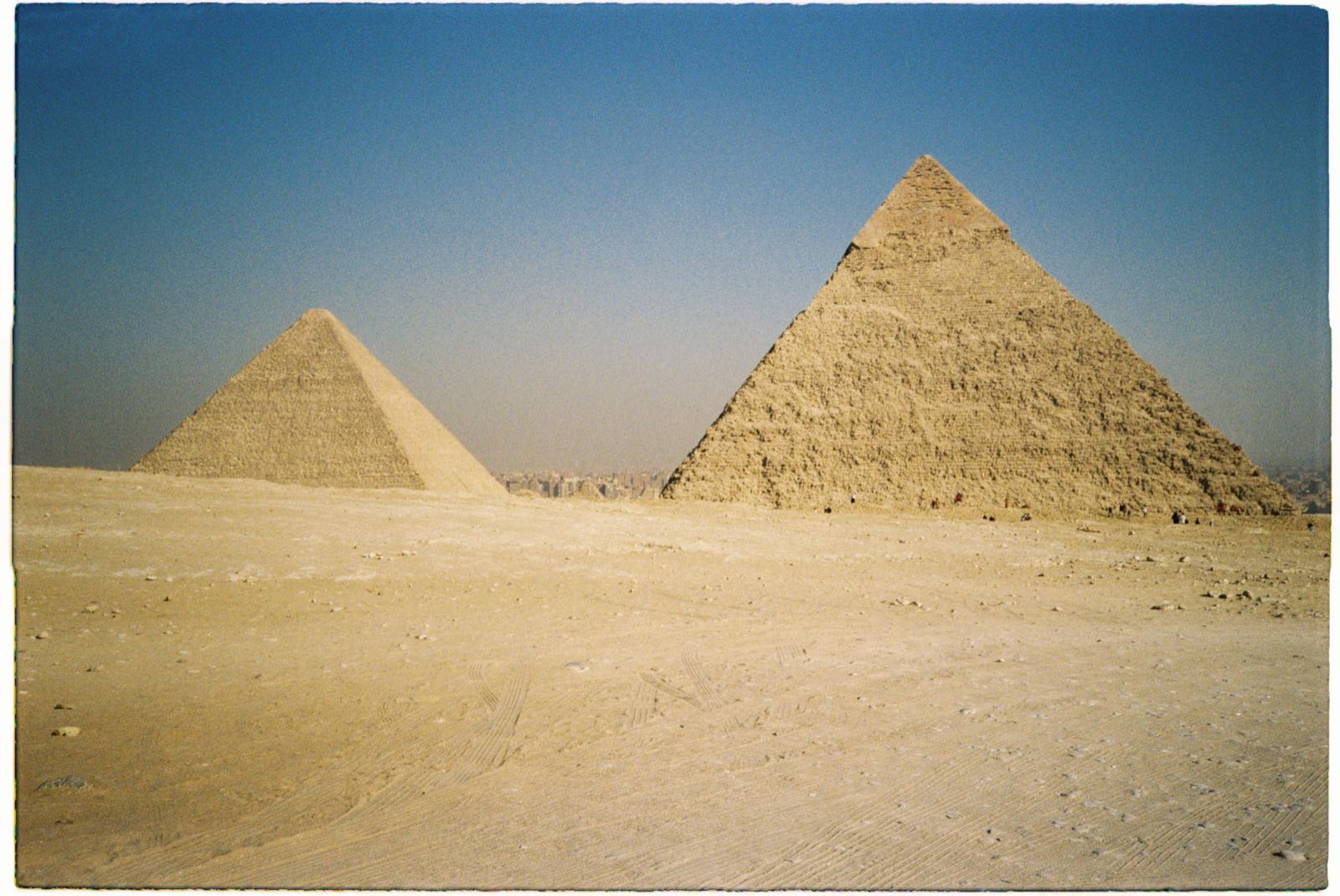The pyramids of Giza